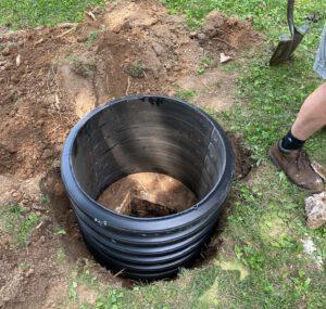 affordable septic tank risers installation